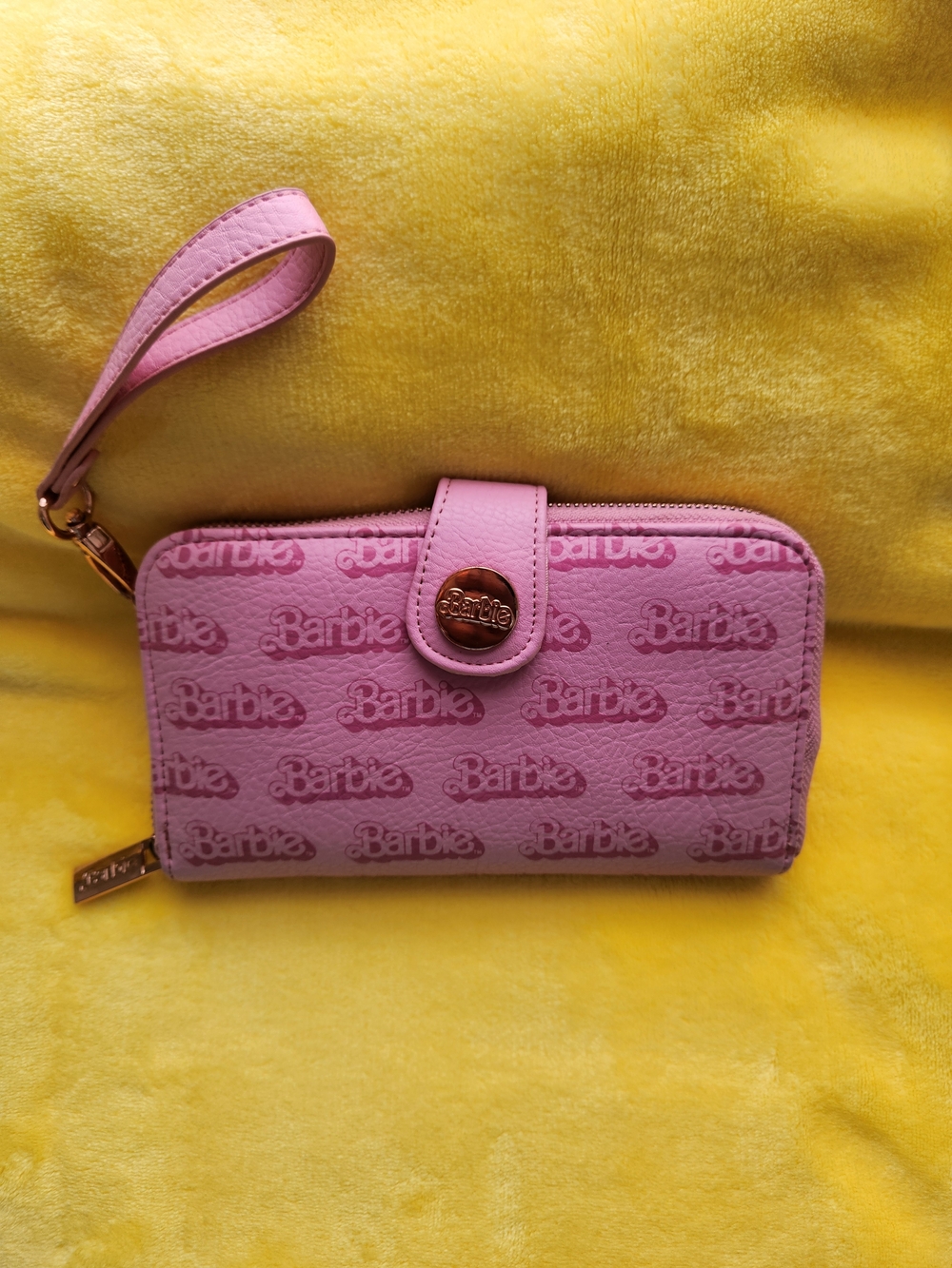 Barbie Pink Wristlet Wallet - Signature Logo Design